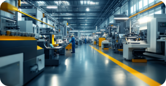 Protección empresarial para fábricas, maquinaria y procesos industriales